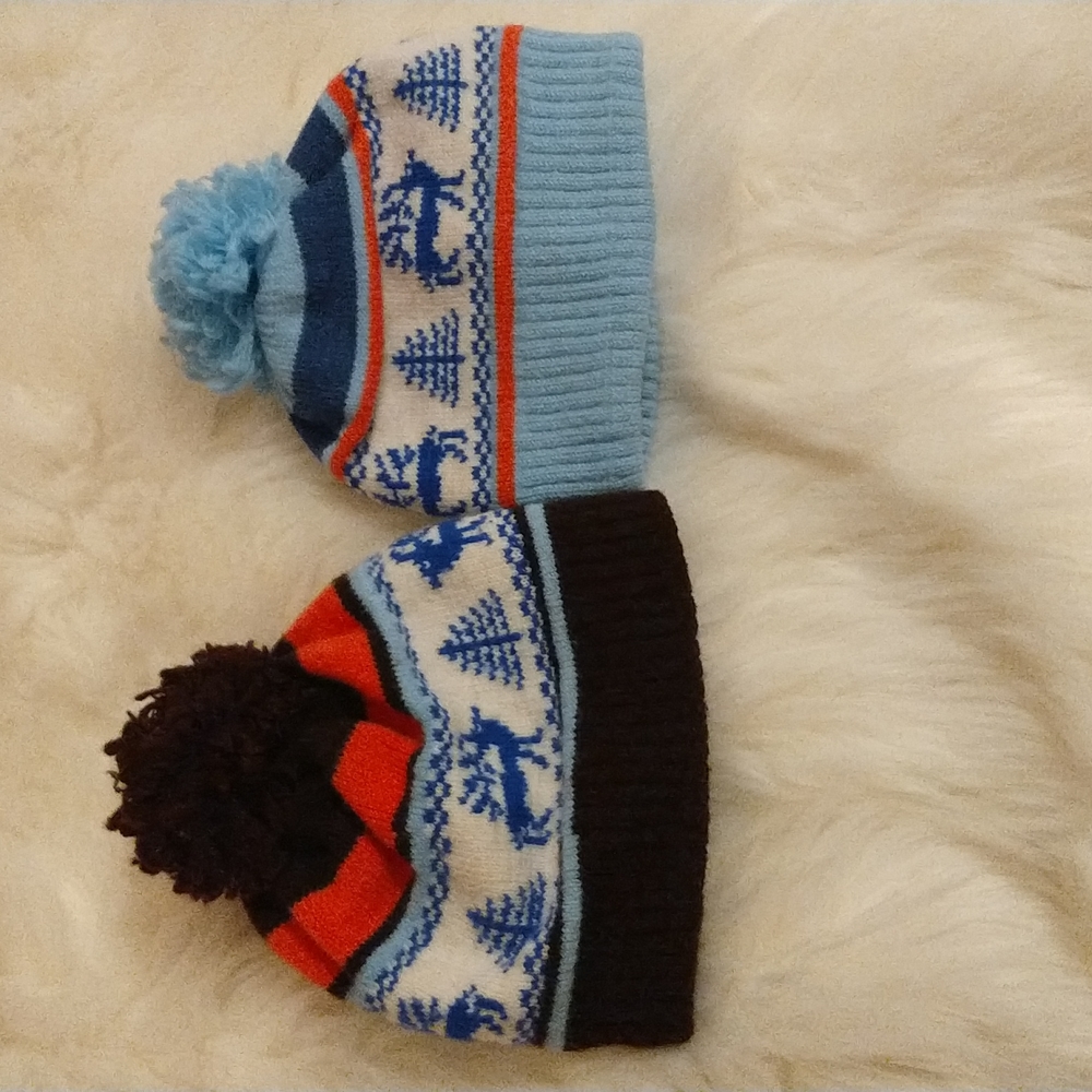 2 Baby boy beanies